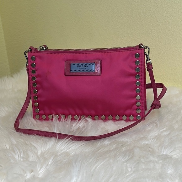 💯Authentic Prada Pink Shoulder Bag🍀 - Picture 1 of 15